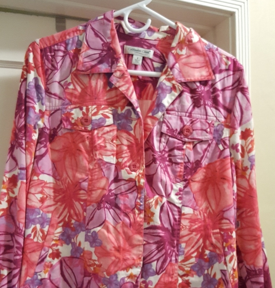 Coldwater Creek floral jacket